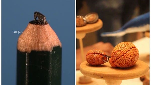 ينحت على رأس قلم الرصاص.. فنان سعودي يروي قصته