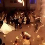 حريق حفل زفاف في قاعة أفراح الحمدانية بنينوى
