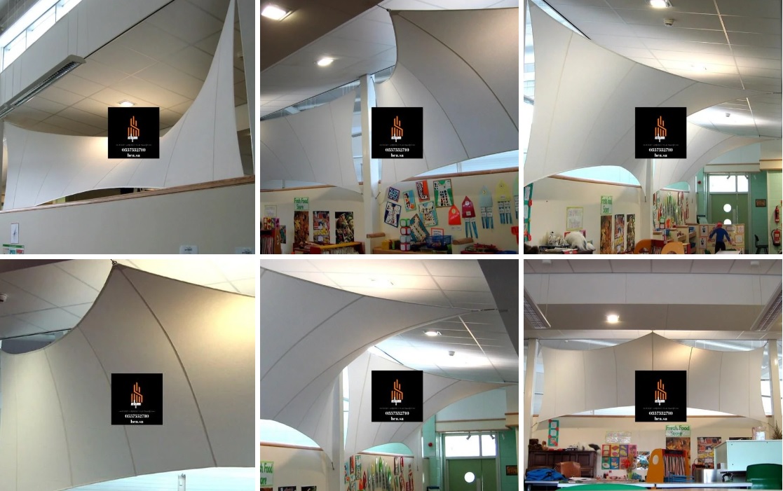 مظلات الشد الإنشائي