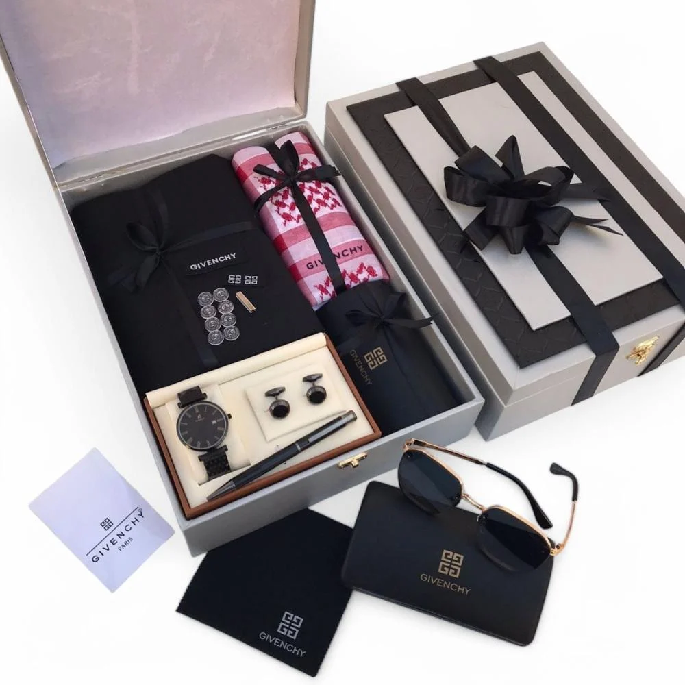 باقة من الهدايا الرجالية الفاخرة والمتنوعة