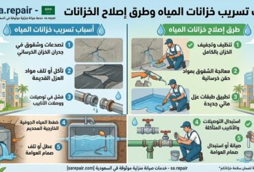 الدليل الهندسي الشامل: أبرز أسباب تسريب الخزان الماء وكيف تحمي أساسات عقارك من الانهيار