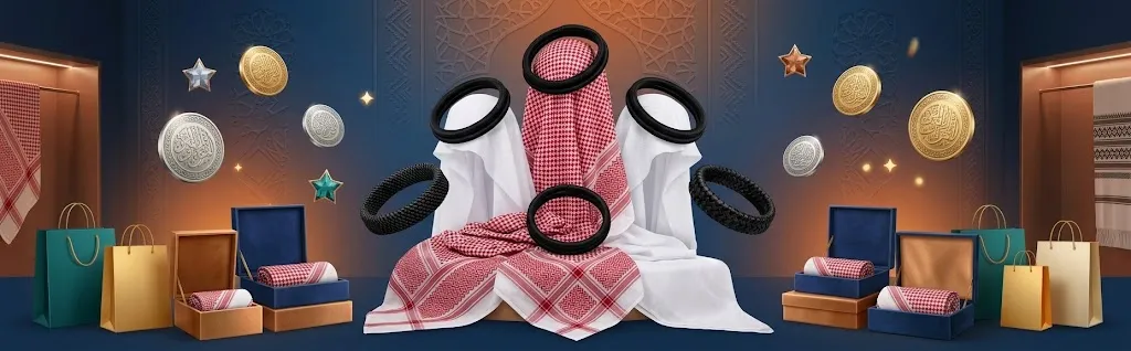 العقال الرجالي بين الأصالة والفخامة: دليلك لاختيار العقال المناسب